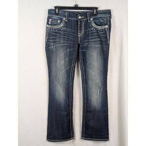 Miss ME Boot Jeans JE5453B7X Women's Size 30